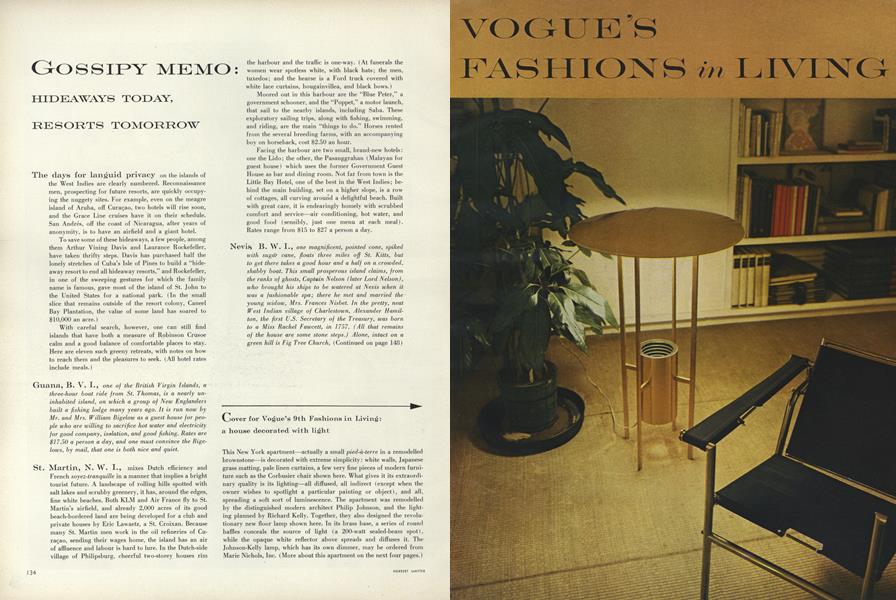 Gossipy Memo: Hideaways Today, Resorts Tomorrow