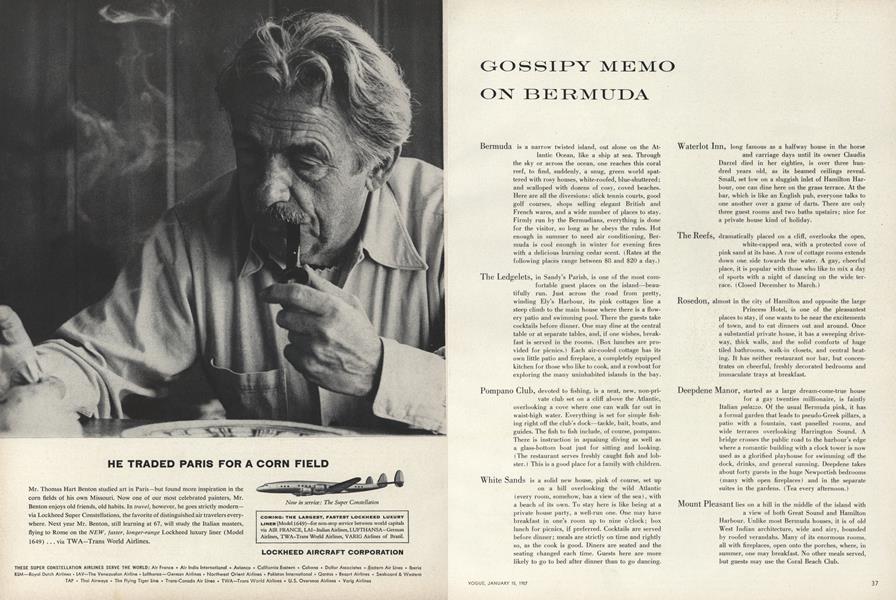 Gossipy Memo on Bermuda