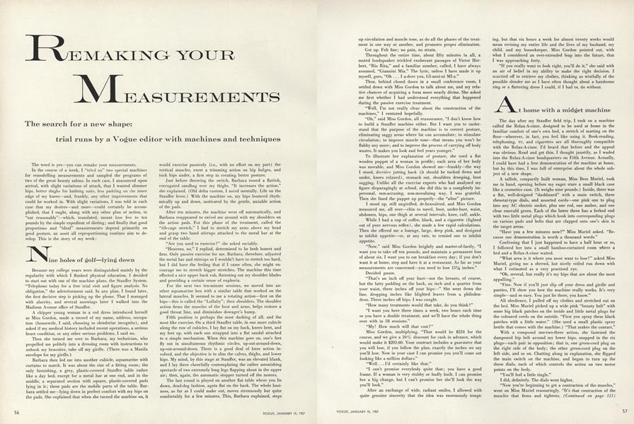 Remaking Your Measurements