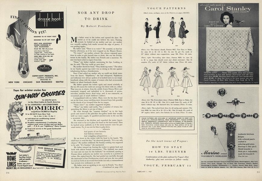 Nor Any Drop to Drink