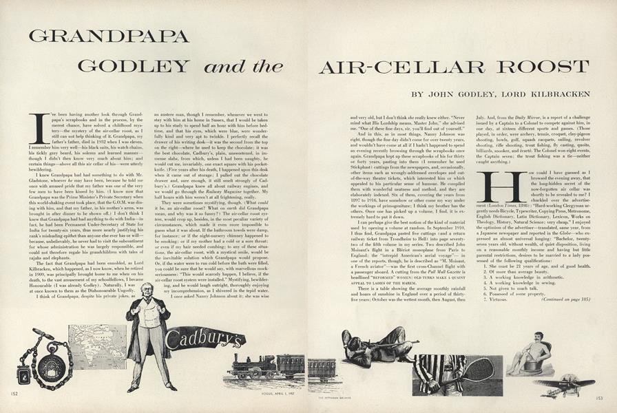 Grandpapa Godley and the Air-Cellar Roost