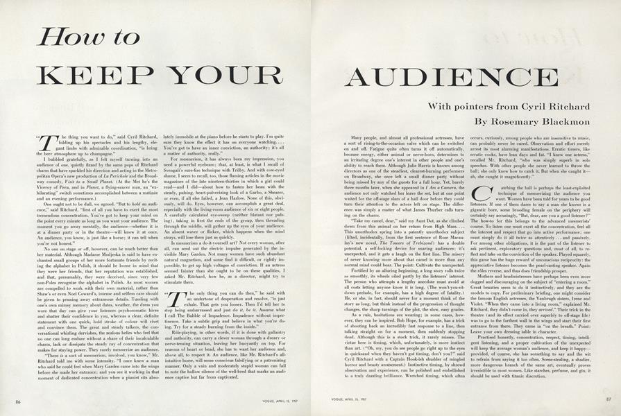 How to Keep Your Audience