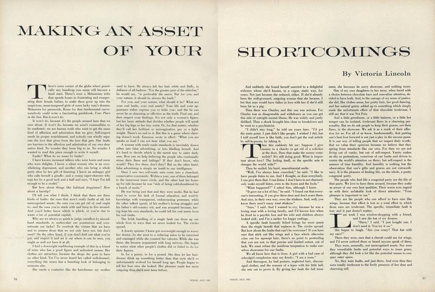 Making An Asset of Your Shortcomings