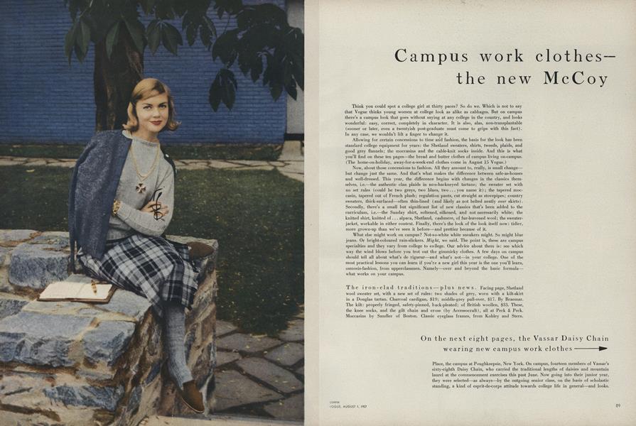 Campus Work Clothes - The New McCoy