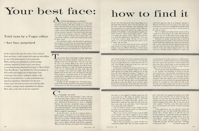 Your Best Face: How to Find It
