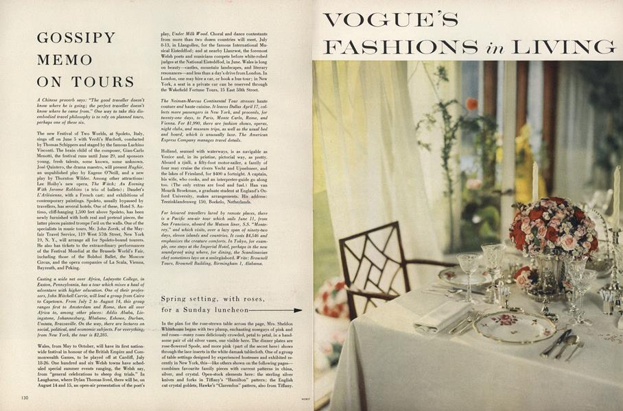 Gossipy Memo on Tours