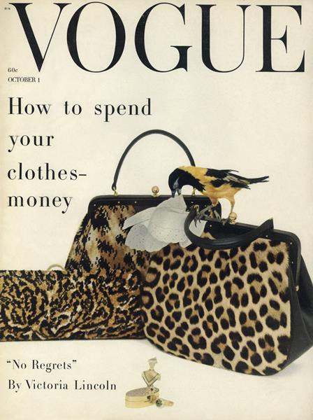洋書 VOGUE 1955 February 1 Cover of VOGUE fashion magazine February 1955 photograph by