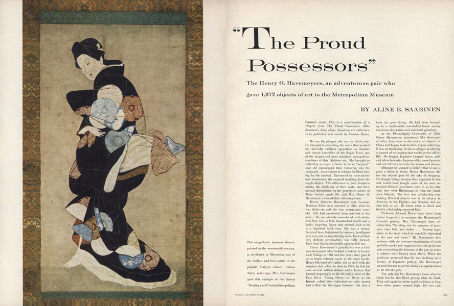 ''The Proud Possessors''
