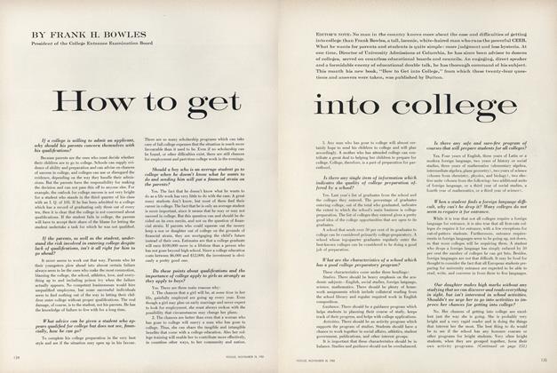 How to Get into College