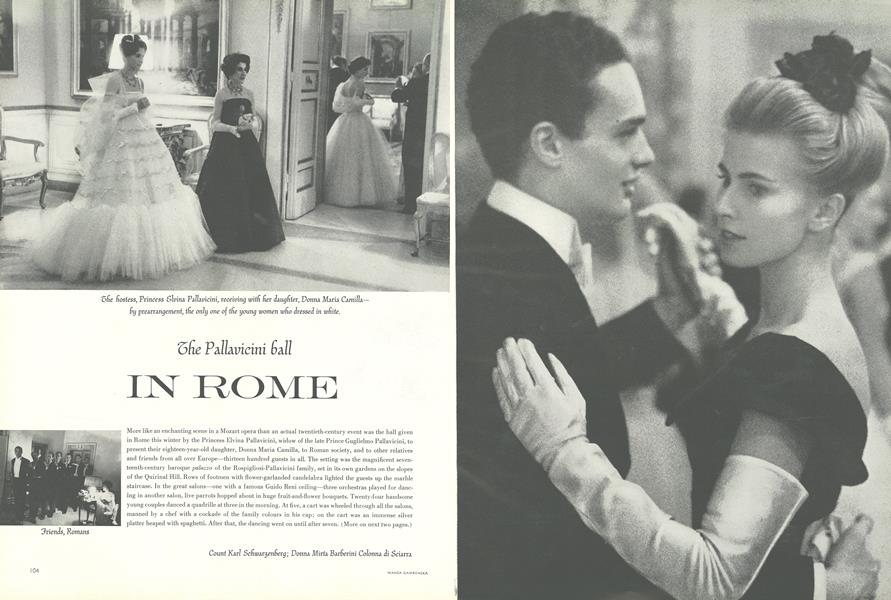 The Pallavicini Ball in Rome | Vogue | MARCH 15, 1959