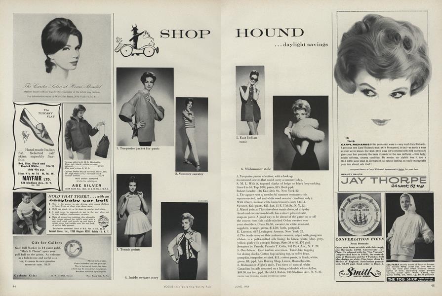 Shop Hound... Daylight Savings