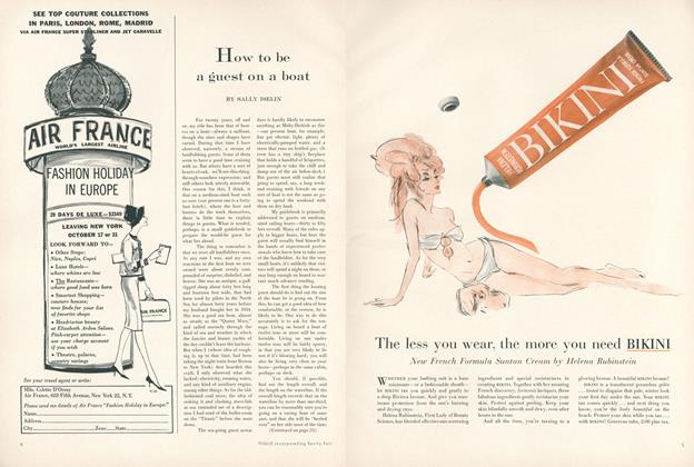 How To Be a Guest On a Boat