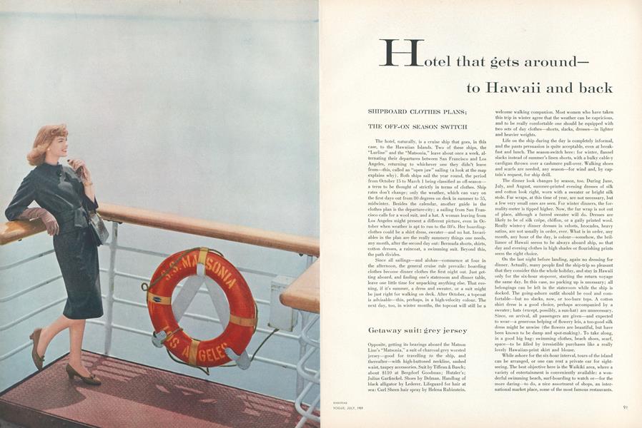 Midsummer Travel Suit