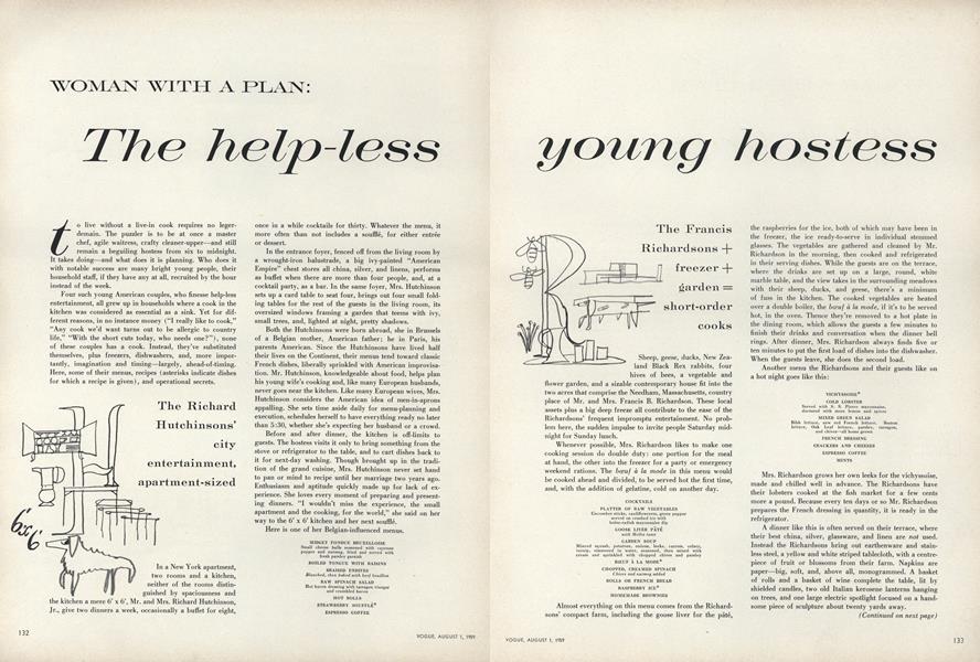Woman with a Plan: the Help-less Young Hostess