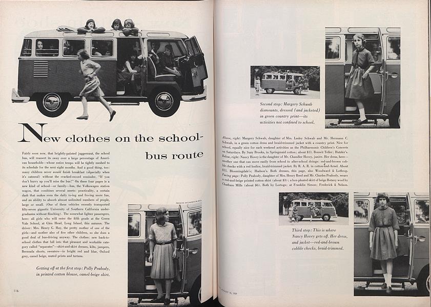 New Clothes on the School-bus Route