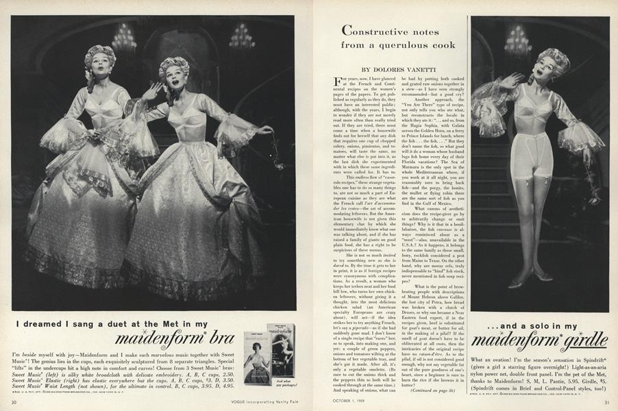 Constructive Notes From a Querulous Cook