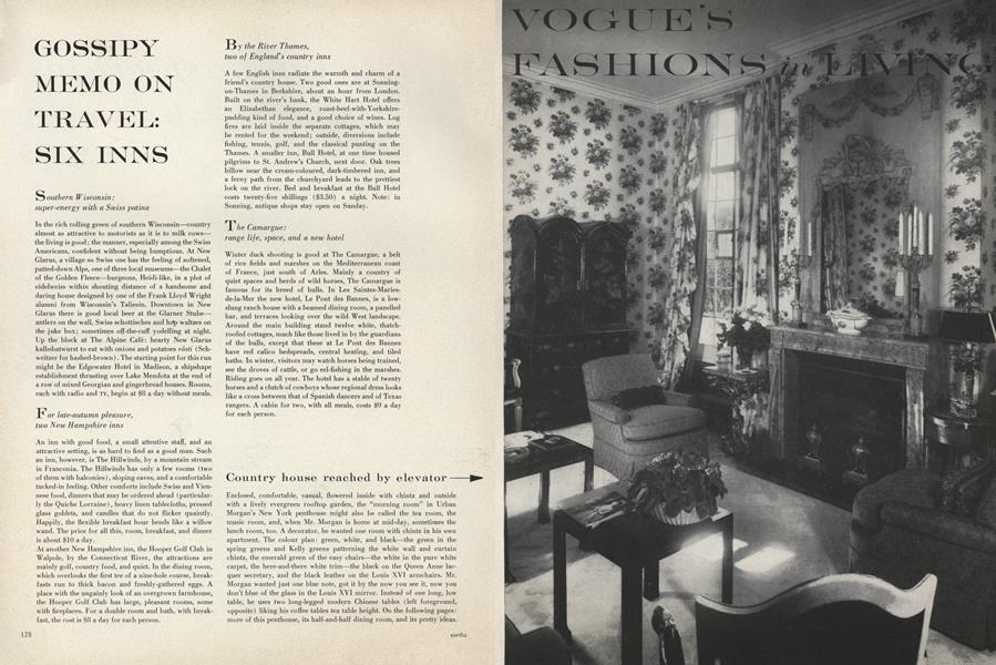 Gossipy Memo on Travel: Six Inns