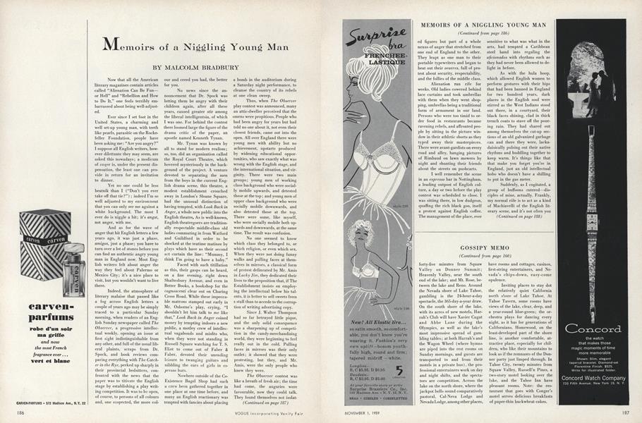 Memoirs of a Niggling Young Man