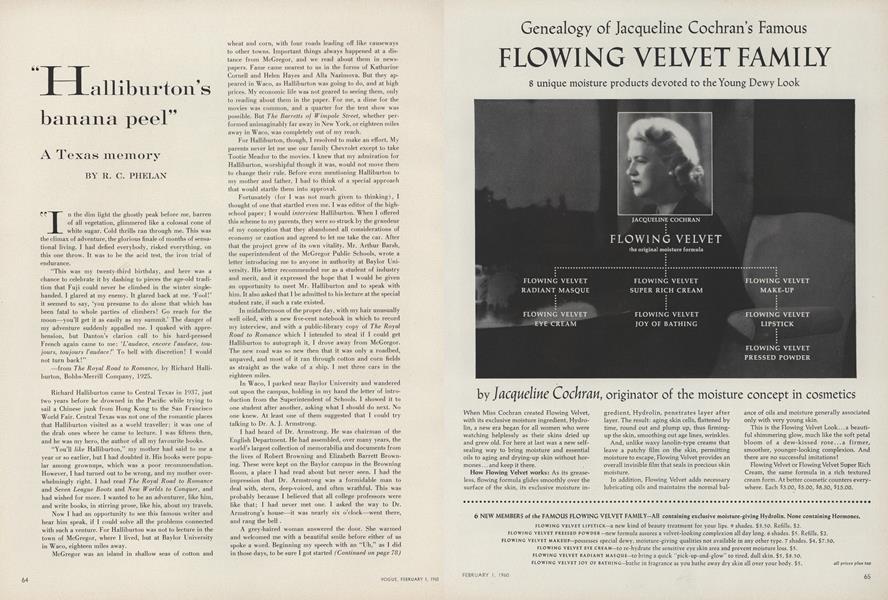 "Halliburton's Banana Peel:" A Texas Memory