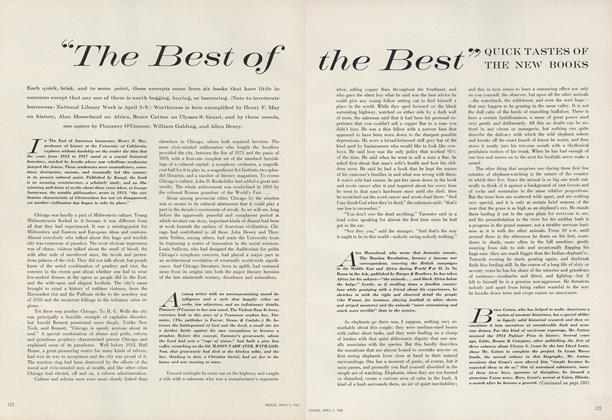 "The Best of the Best": Quick Tastes of the New Books