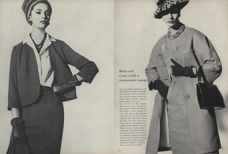 Suit and Coat–with a Corporate Image | Vogue | AUGUST 15, 1960