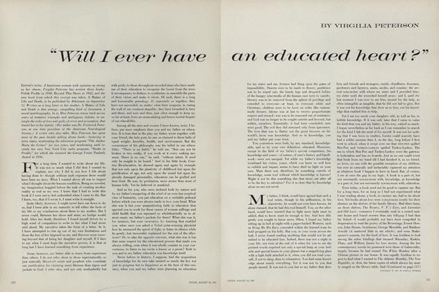 "Will I Ever Have an Educated Heart?"