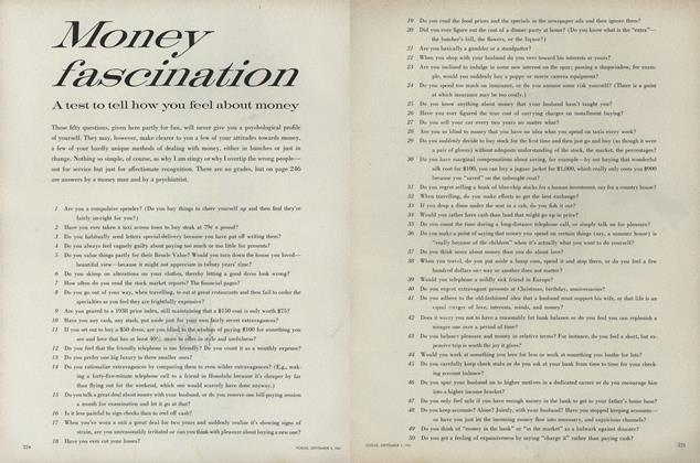 Money Fascination: A Test to Tell How You Feel About Money