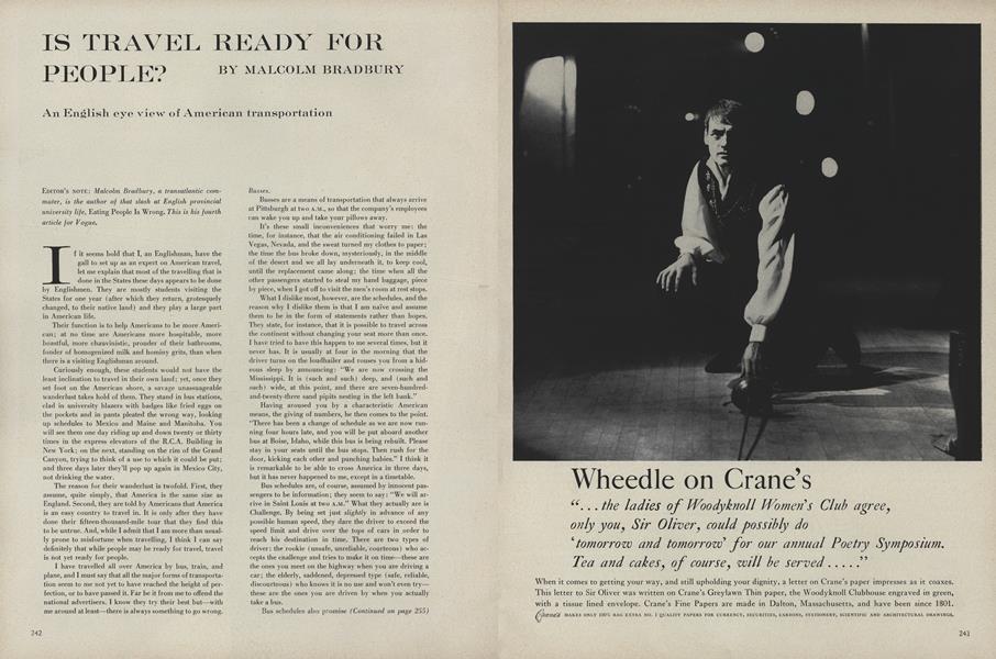 Is Travel Ready for People?: An English Eye View of American Transportation