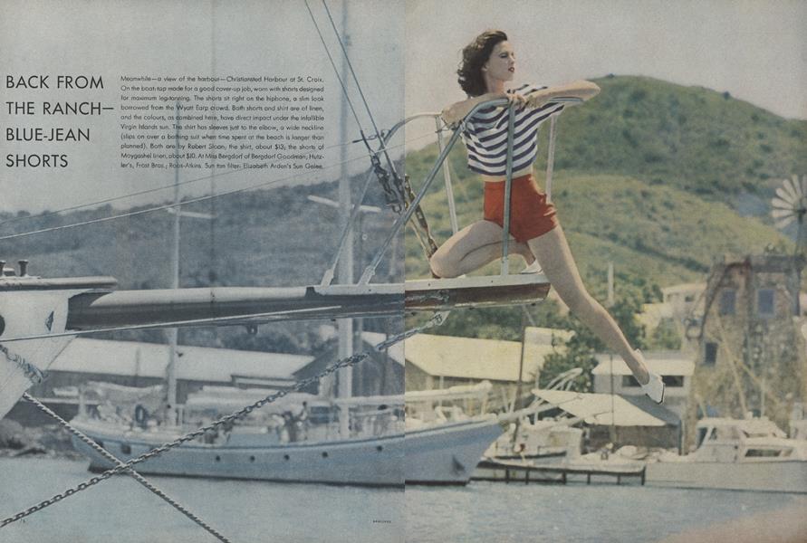 Back from the Ranch—Blue-jean Shorts