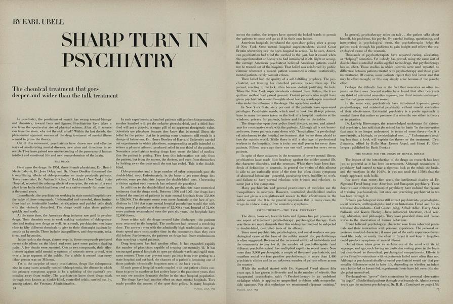 Sharp Turn in Psychiatry