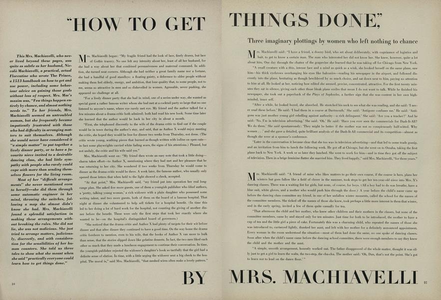 "How to Get Things Done"