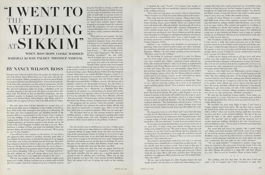 "I Went to the Wedding at Sikkim"