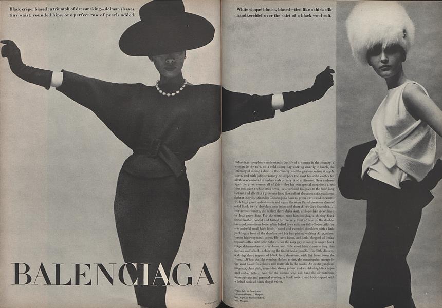 Balenciaga Vogue | OCTOBER 1963
