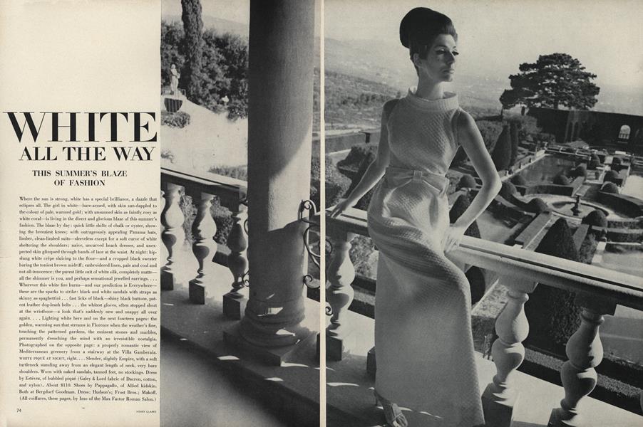 White all the Way: The Summer's Blaze of Fashion