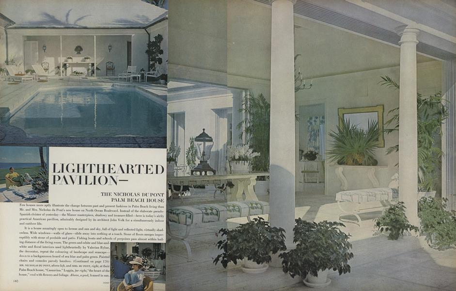 Lighthearted PavilionThe Nicholas Dupont Palm Beach House Vogue