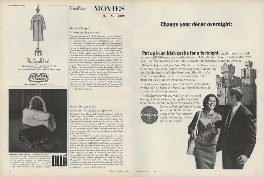 Movies: Doctor Zhivago/Inside Daisy Clover