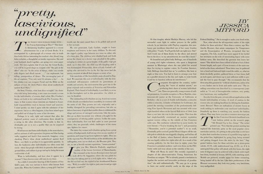 “Pretty, Lascivious, Undignified”