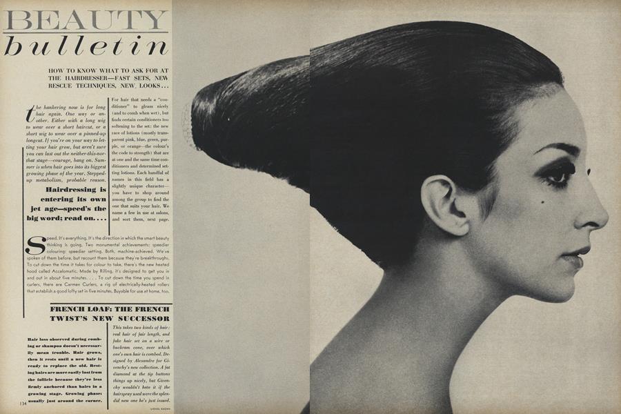 How to Know What to Ask For at the Hairdresser... Vogue APRIL 15, 1966
