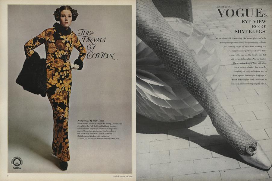 Ecco Silverlegs Vogue AUGUST 15 1966