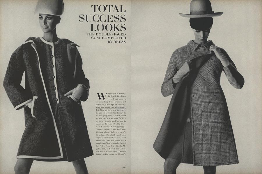 Total Success Looks: the Double-Faced Coat Completed by Dress