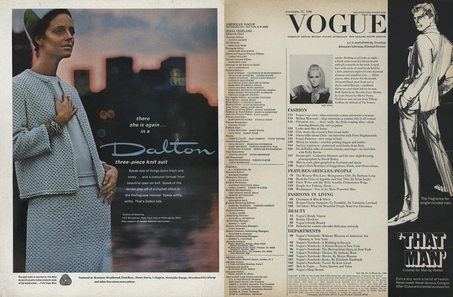Table of Contents, Vogue