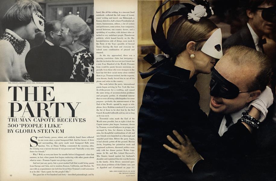 The Party: Truman Capote Receives 500 "People I Like"