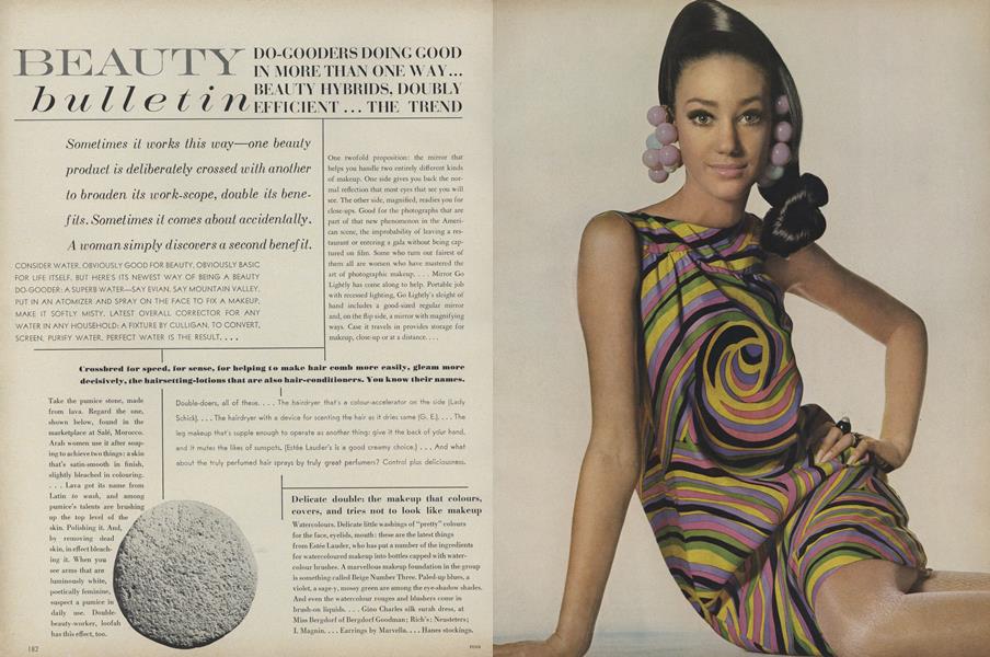 Do-gooders Doing Good in More Than One Way...Beauty Hybrids, Doubly Efficient...The Trend...