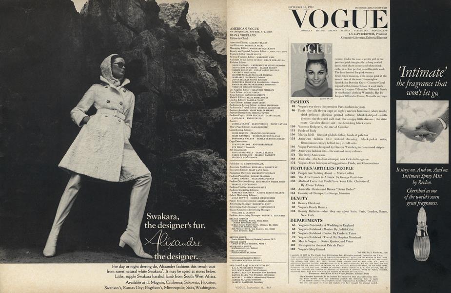 Cover Look | Vogue | SEPTEMBER 15, 1967