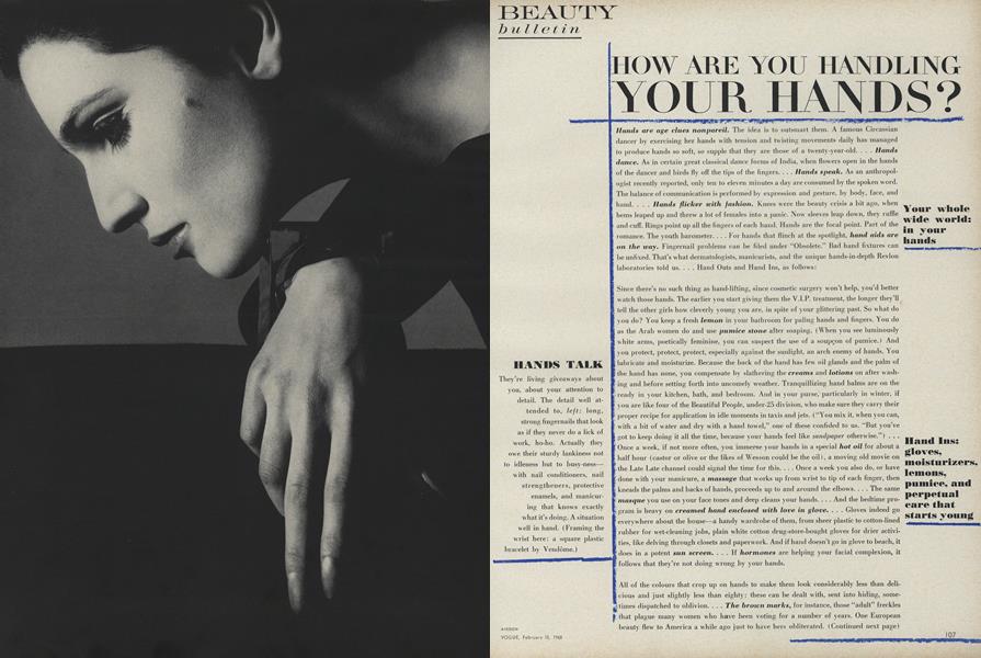 How are you Handling Your Hands?