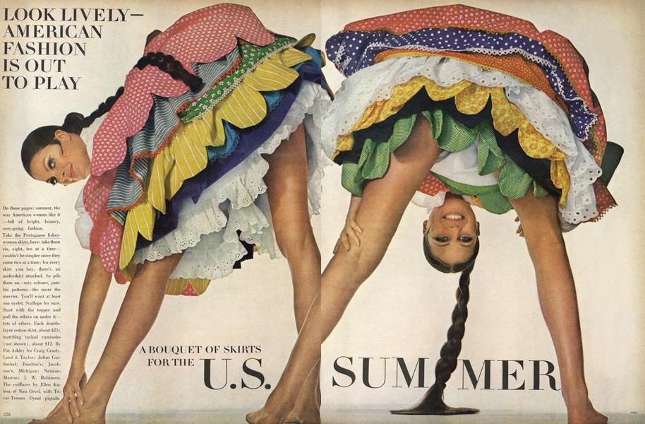 A Bouquet of Skirts for the U.S. Summer