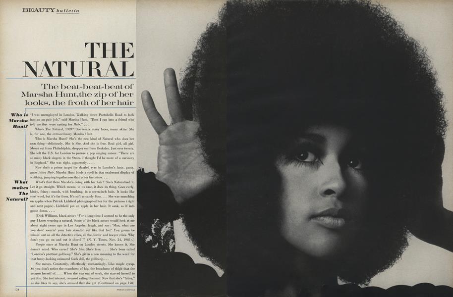 The Natural Marsha Hunt Vogue January 1 1969