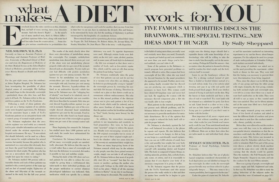 What Makes a Diet Work for You