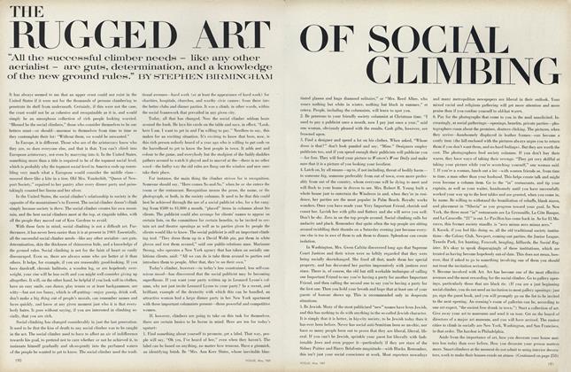 The Rugged Art of Social Climbing