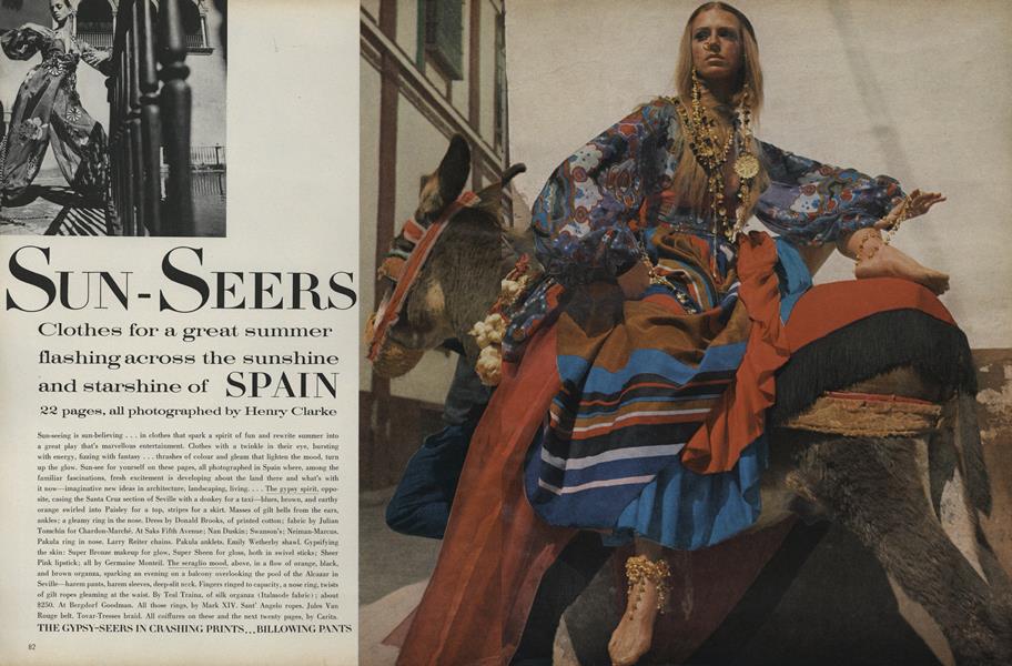 Sun-Seers: Clothes For a Great Summer Flashing Across the Sunshine and Starshine of Spain